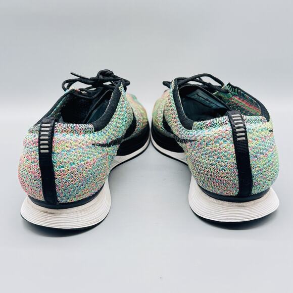 Nike Shoes Mens 11 Multicolor Knit 2.0 Flyknit Racer Athletic Running Sneakers - Picture 8 of 12